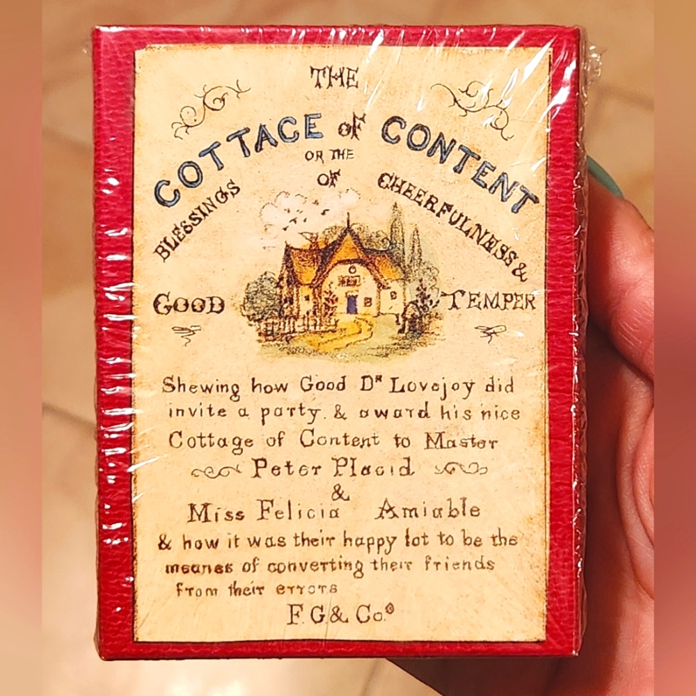 Cottage of Content Antique Card Game Reprint 2004 RARE